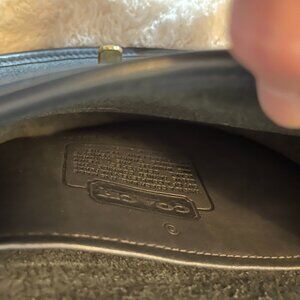 Coach shoulder bag, small, dark green